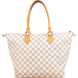 Louis Vuitton Monogram Damier Azur Canvas Saleya MM Shoulder Bag