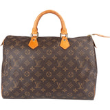 Louis Vuitton Monogram Canvas Speedy 35 Handbag