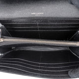 Saint Laurent Grain De Poudre Matelassé Flap Wallet