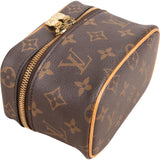 Louis Vuitton Monogram Canvas Nice Nano Vanity Handbag