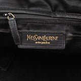 Yves Saint Laurent Black Leather Large Muse Handbag