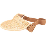 Miu Miu Woven Basket Visor Cap
