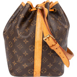 Louis Vuitton Monogram Canvas Sac Noé Petit Shoulder Bag