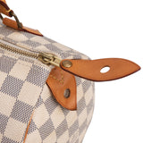 Louis Vuitton Monogram Damier Azur Canvas Speedy 25 Handbag