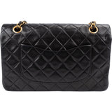 Chanel Quilted Lambskin 24K Gold Medium Double Flap Shoulder Bag