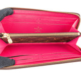 Louis Vuitton Monogram Canvas Flower Zippy Clemence Wallet