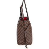 Louis Vuitton Monogram Damier Ebene Canvas Neverfull MM Shoulder Bag