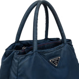 [🔄️B09 / F19] Prada Navy Nylon Tessuto Tote Handbag - vintageandkickz