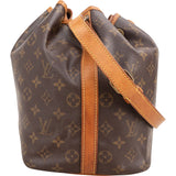 Louis Vuitton Monogram Canvas Sac Noé Petit Shoulder Bag