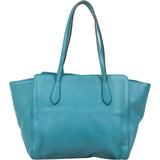 Gucci Pebbled Leather Swing Tote Shoulder Bag