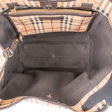 Burberry Haymarket Nova Check Hobo Shoulder Bag