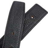 Hermès Black Leather H Emaille Buckle Belt (80)