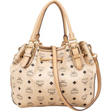 MCM Monogram Visetos Drawstring Handbag - vintageandkickz