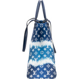 Louis Vuitton Bleu Sky Monogram Giant Escale OnTheGo GM Shoulder Bag