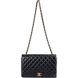 Chanel Quilted Lambskin Jumbo Double Flap Crossbody Bag