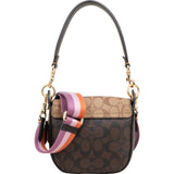 Coach Monogram Signature  Kleo New York Patches Crossbody Shoulder Bag
