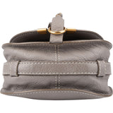Chloé Grained Leather Marcie Small Saddle Crossbody Bag