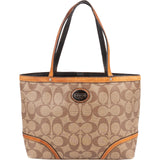 Coach Monogram Signature Canvas Tote Handbag