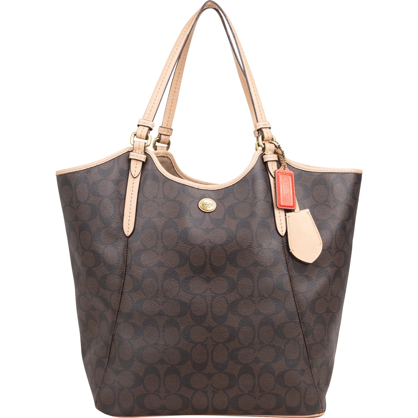 Large Monogram Coach Coach Monogram Signature Large Tote Shoulder Bag – vintageandkickz
