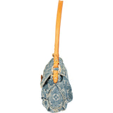 Louis Vuitton Monogram Denim Pleaty Shoulder Bag
