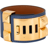 Hermès Gold Tone Collier de Chien Bracelet