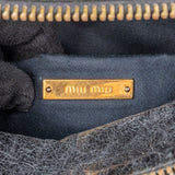 Miu Miu Vitello Lux Leather Small Bow Handbag