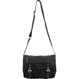 Prada Tessuto Triangle Messenger Crossbody Bag