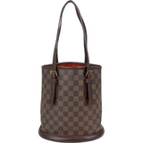 Louis Vuitton Monogram Damier Ebene Marias Bucket PM  Shoulder Bag