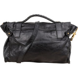 Mulberry Soft Buffalo Leather Alexa Satchel Crossbody Handbag