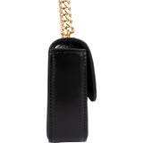 Celine Shiny Calfskin Crystal Claude Triomphe Shoulder Bag