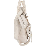 Balenciaga White Leather Small City Handbag