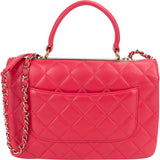 Chanel Quilted Lambskin Trendy CC Top Handle Handbag