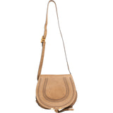 Chloé Grained Leather Marcie Saddle Crossbody Bag
