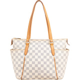 Louis Vuitton Monogram Damier Azur Canvas Totally PM Shoulder Bag