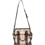 Burberry Haymarket Check Minford Satchel Handbag - vintageandkickz