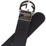 Gucci Monogram GG Supreme Interlocking G Reversible Belt (90 / 36)