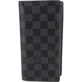 Louis Vuitton Monogram Damier Graphite Long Bifold Brazza Organizer