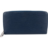 Louis Vuitton Blue Epi Leather Zippy Wallet