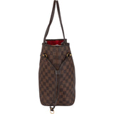 Louis Vuitton Monogram Damier Ebene Neverfull MM Shoulder Bag