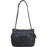 Chanel Quilted Leather Single Flap Crossbody Bag