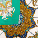 Hermès Carrousel Silk Carre 90 Scarf Tuch
