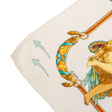 Hermès Hommage a Charles Garnier Silk Carre 90 Scarf Tuch