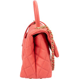 Chanel Quilted Caviar Leather Small Coco Handle Handbag