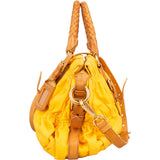 Prada Tessuto Gaufre Woven Handle Satchel Handbag