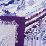 Hermès Le Passage a Moscou Silk Carre 90 Tuch Scarf