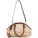 Gucci Monogram GG Canvas Sukey Satchel Handbag