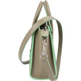 Céline Bicolor Leather Luggage Handbag