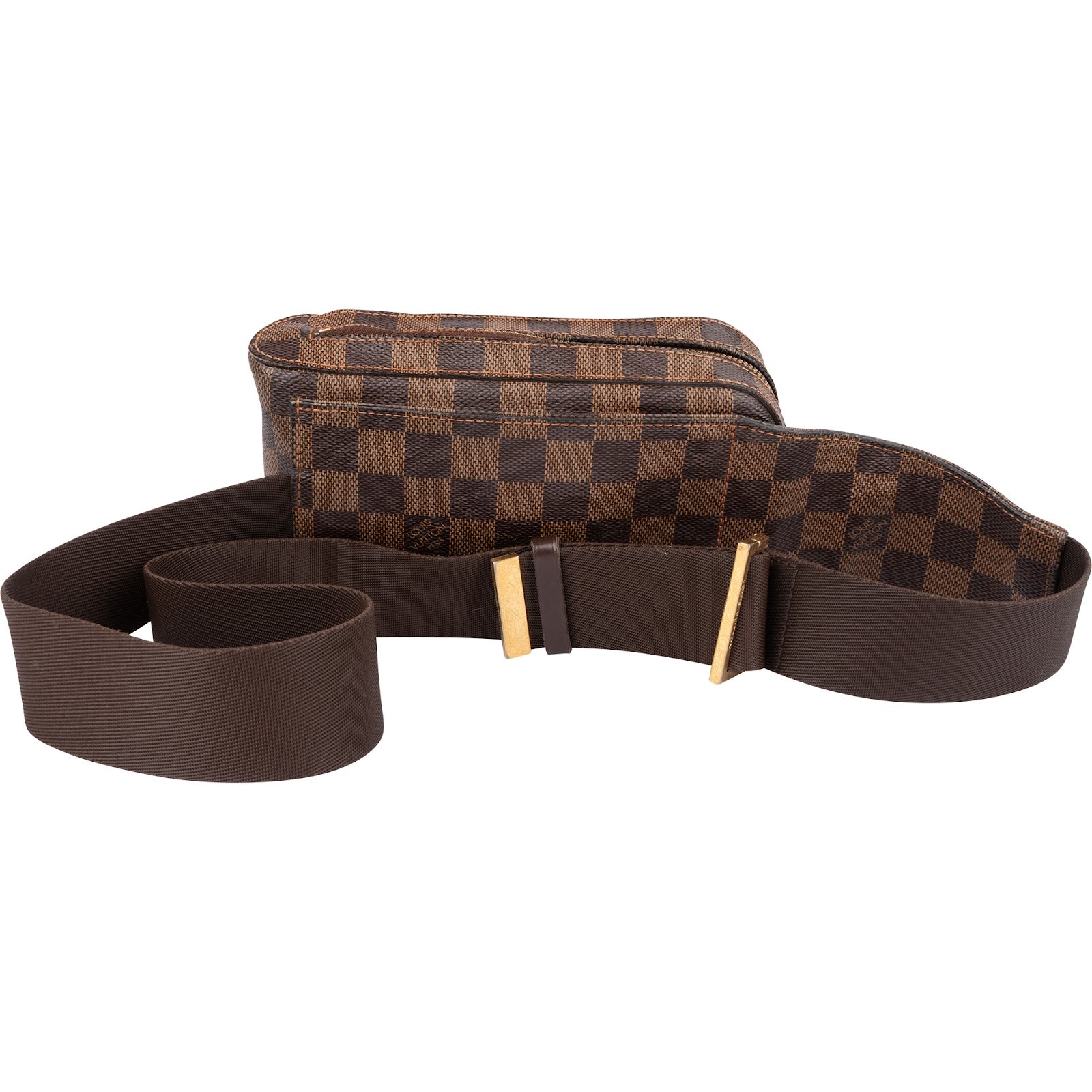 [🔄️B18 / F74] Louis Vuitton Monogram Damier Ebene Canvas Geronimos Crossbody Bag - vintageandkickz