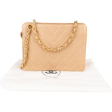 Chanel Chevron Lambskin Flap Crossbody Bag