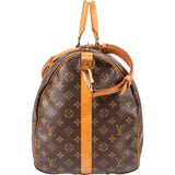 Louis Vuitton Monogram Canvas Keepall 55 Bandoulière Travel Bag